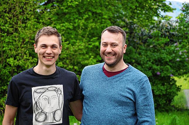 Zu zweit für eine Sache: Carl Stromann (links) und Robert Wesolowski bilden seit März die neue Vorstands-Spitze des Turnvereins Markdorf.
