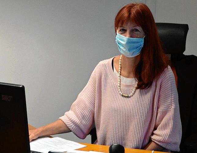 Schulleiterin Diana Amann sieht dem Wechselunterricht mit sehr gemischten Gefühlen entgegen.