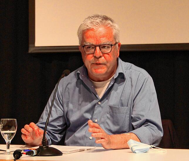 Moderator Thomas Körner vom Nabu.