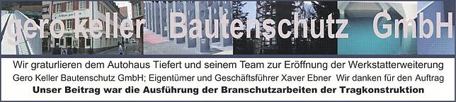 Bild 19: Umbau der Werkstatt, Verabschiedung und Vorstellung Geschäftsführer: Wechsel in der Geschäftsleitung