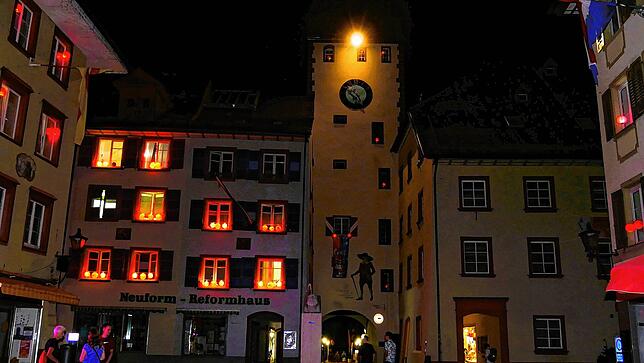 Bild 26: Romantische Stimmung in der Kaiserstraße in Waldshut - Die schönsten Eindrücke