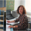 Links: Die Turnhalle der Grundschule Sipplingen, die saniert wird. Rechts: Nadja Wintermeyer, Schulleiterin der ...