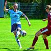 Gibt ein Wiedersehen: Michelle Köpfer (links) bleibt mit dem FC Wittlingen doch in der Verbandsliga und darf sich doch wieder aufs Derby ...