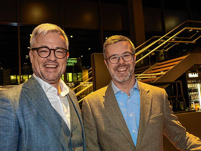 HTWG-Professor Guido Baltes und Michel Bieler-Loop.