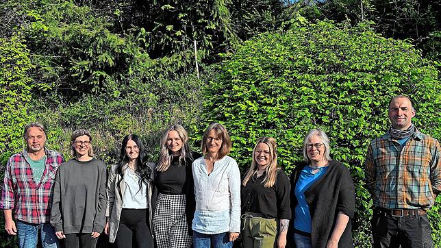 Das Leitungsteam (von links): Mike Ohnemus, Ramona Reiker, Lena Brischke, Katharina Bücheler, Anja Auer, Fabiola Augello, Marlies ...