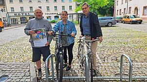 Jetzt startet auch in Bad Säckingen eine weitere Ausgabe des Stadtradelns. Auf dem Bild die Initiatoren (von links): Radbeauftragter ...