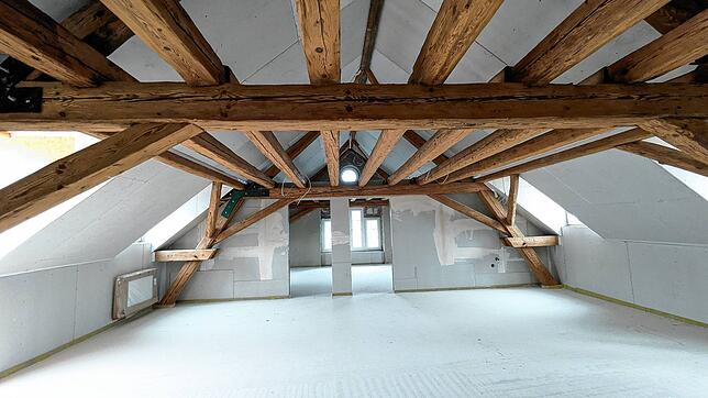 Bild 6: Bilder von der Baustelle Schloss Espasingen: So sieht es jetzt innen aus