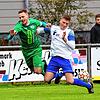 Hart umkämpft war das Derby zwischen dem FC Steißlingen (grüne Trikots) und dem SV Orsingen-Nenzingen.