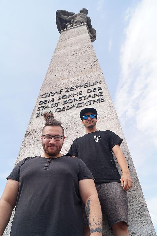 Kinder dieser Stadt: Lupo, Yasin und Graf Zeppelin.