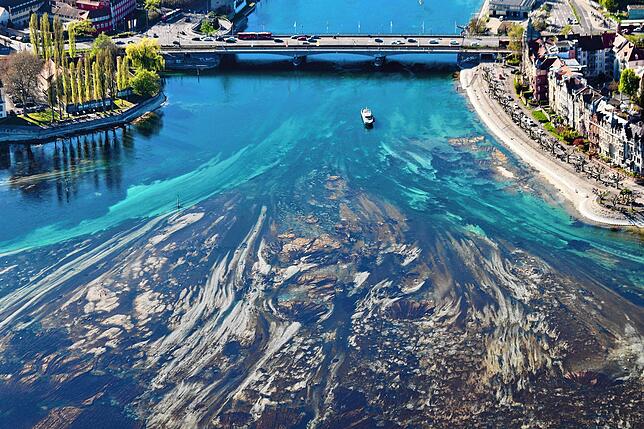 Bild 3: Bodensee oder Kroatien? Wenn Niedrigwasser atemberaubende Farben offenbart