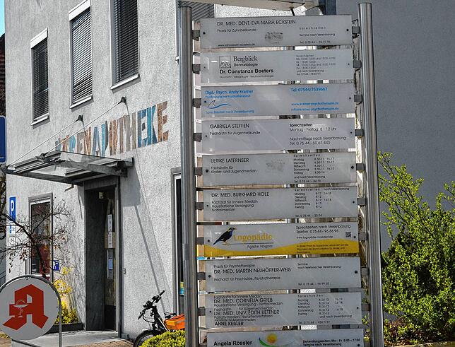 Die Praxis der Markdorfer Kinderärztin Ulrike Laternser ist im Ärztehaus in der Bahnhofstraße. Stand jetzt wird sie am 31. März ...