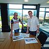 Viel vor: Jürgen Strasser, Geschäftsführer der Hochrhein Vision GmbH, und sein Sohn Tobias Strasser präsentieren die Pläne für die ...