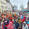An Fasnacht kommen viele Leute zusammen, wie hier 2023 auf der Konstanzer Marktstätte. Ist das ein Paradies für Viren?