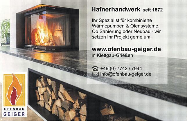 Bild 2: Ofenbau Geiger Grießen Generationenwechsel: Ein Betrieb mit langer Tradition