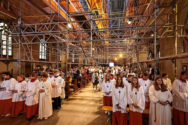 Mooser Hausherrenamt: Das Radolfzeller Münster &ndash; eine Baustelle.