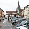 Der Parkplatz in Konstanz auf dem Stephansplatz im Januar 2024.