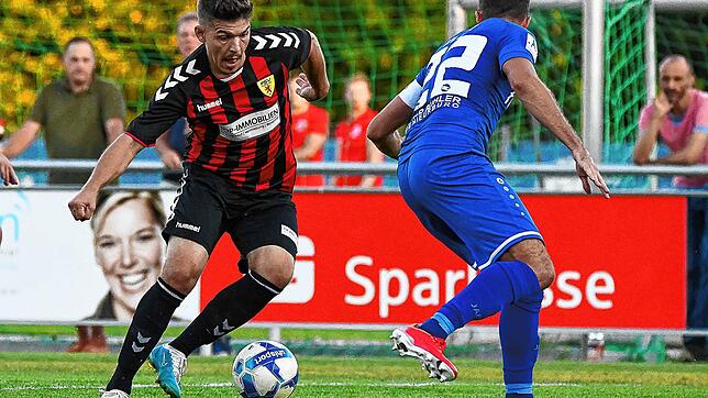 Wiedersehen: Für Almin Mislimovic vom FSV Rheinfelden &ndash; hier in der Pokalpartie gegen den Bahlinger SC &ndash; ist das Lokalderby ...