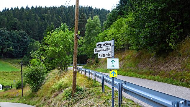 Hier verläuft der Rappeneckweg. Mehrere Anlieger sind nicht an das öffentliche Abwassernetz angeschlossen, obwohl es 2022 dazu Angebote ...
