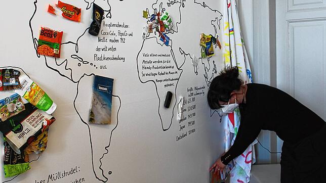 In der Villa Bosch gibt es die Ausstellung &bdquo;Patchwork Heimat&ldquo;.