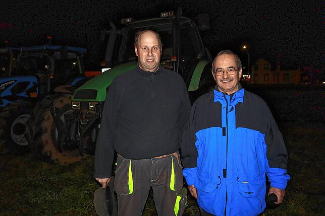 Bernhard Schleicher und Clemens Speicher (von links) leiten den BLHV-Kreisverband Säckingen als Vorstandsteam.