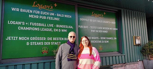 Die Fassade mit dem Hinweis auf die Veränderungen steht bereits. Im März soll das neue Logan‘s eröffnen. Die Betreiber Esin und ihr ...