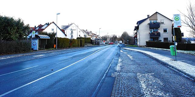„Totalschaden“ sagt Ortsvorsteher Wolfgang Gensle über die Martin-Schleyer-Straße als Hauptverkehrsachse durch ...
