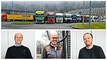 Sie haben die Nase gestrichen voll: Unternehmer wie Jörg Tetling, Ludger vom Felde genannt Imbusch und Daniel Thoma (von links) aus dem ...