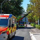 Die Straße war während des Einsatzes gesperrt.