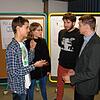 Als Vorsitzende des neuen Jugendbeirats haben Jugendliche (von links) Luca Barreca, Maja Werner und Dennis Barth gewählt. Sie sind nun ...