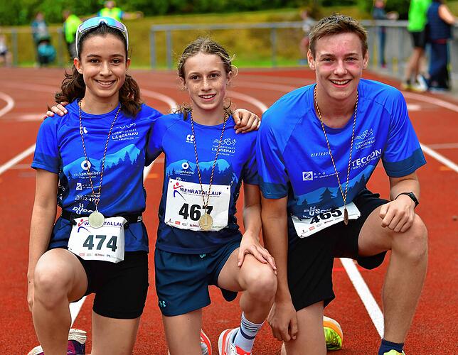 Jugend forsch(t): Die schnellsten Schüler schickte die Turnerschaft Langenau an den Wehratallauf. Theo Burger gewann vor Heidi Schmidt ...