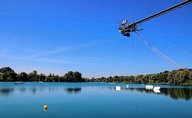 Der Wakepark im Pfullendorfer Seepark ging 2005 in Betrieb.