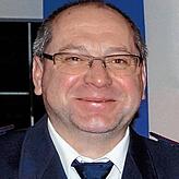 Jürgen Scheyer als Abteilungskommandant der Feuerwehr Riedöschingen lobt das vorbildliche Verhalten der Bevölkerung während des Einsatzes.