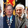 Die drei Nachfolger (von links) Reinhard Ebersbachs (SPD-Bürgermeister und OB von 1969 bis 1993) waren Klaus Patzel (SPD, 1993 bis ...