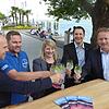 Sie freuen sich auf das Promenadenfest (von links): Jürgen Jankowiak (ÜMT), Andreas Jöckle (Vereinsvertreter), Meike Häusler (ÜMT), ...