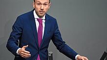 Nikolas Löbel (CDU) bei der Plenarsitzung des Deutschen Bundestages. Nun hat er sein Mandat niedergelegt.
