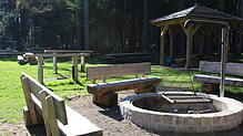 Der Grillplatz im Stockwald bei St. Georgen.