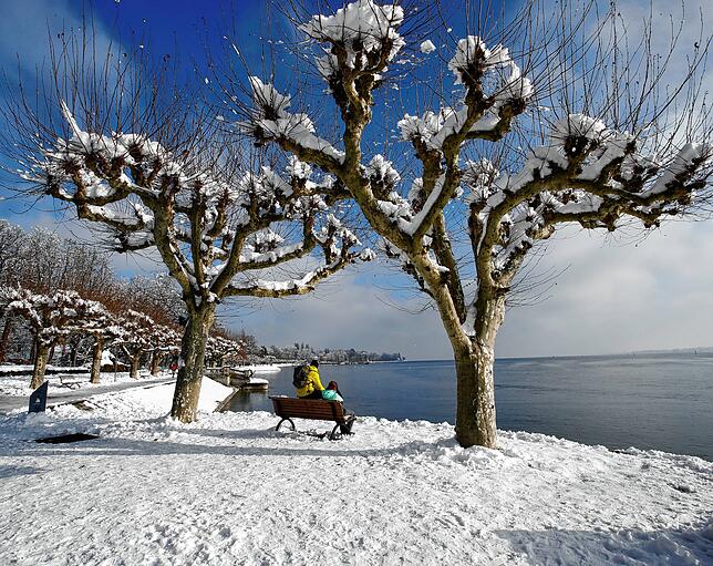 Bild 2: Schnee so weit das Auge reicht: So schön war das Winter-Wochenende in der Region