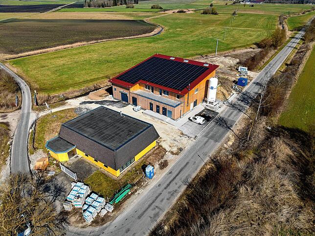 Das neue Bad Dürrheimer Wasserwerk nahe dem Autobahnzubringer zwischen Bad Dürrheim und Donaueschingen: Hier hören die Probleme nicht auf.