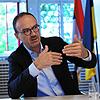 Oberbürgermeister Uli Burchardt während des Gesprächs mit dem SÜDKURIER.