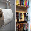 Geht es Ihnen auch so? Das Klopapier muss von der Wand weg abgerollt werden und die Buchrücken dürfen keinen Knick aufweisen? Spleens ...