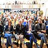 In der ersten Reihe sitzen mit Franz Ziwey und Rainer Stolz zwei ehemalige Bürgermeister von Stockach und Susen Katter als amtierende ...