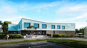 So könnte, nach den Vorstellungen des Waldshuter Planungsbüros Preiser, der neue Kindergarten im Albbrucker Ortsteil Alb aussehen. Foto: ...