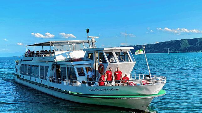 Die MS Großherzog Ludwig auf dem Bodensee.