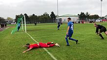 Torjäger Marcel Simsek nach seinem entscheidenden Treffer zum 3:1