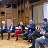 Über die Ärzteversorgung im Landkreis Waldshut diskutierte die Gesundheitskonferenz in Grafenhausen (von links): Adrian Probst, ...