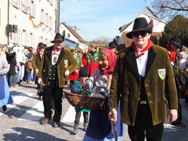 Bild 13: Fasnet-Sunntig-Umzug 2025 in Hilzingen: Farbenfrohes Treiben