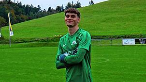 Torwart Christoph Sauter im Dress der SG Dettingen-Dingelsdorf.