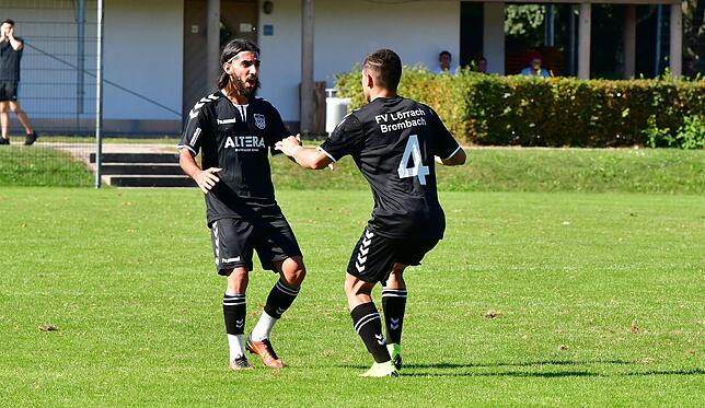Bild 10: SV Herten holt nach 3:0-Führung nur ein 3:3 beim FV Lörrach-Brombach II &ndash; SV Herten &ndash; und wir haben Bilder!