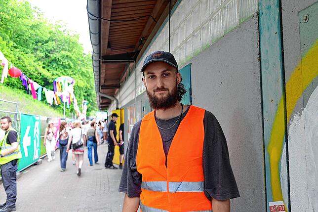 Bild 4: Am zweiten Tag des Campus-Festivals 2025 wird nochmals aufgedreht