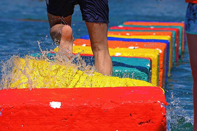 Bild 8: Wasserspaß auch ohne Seehas: Beim Eierlauf im Strandbad dieses Wochenende darf jeder mitmachen